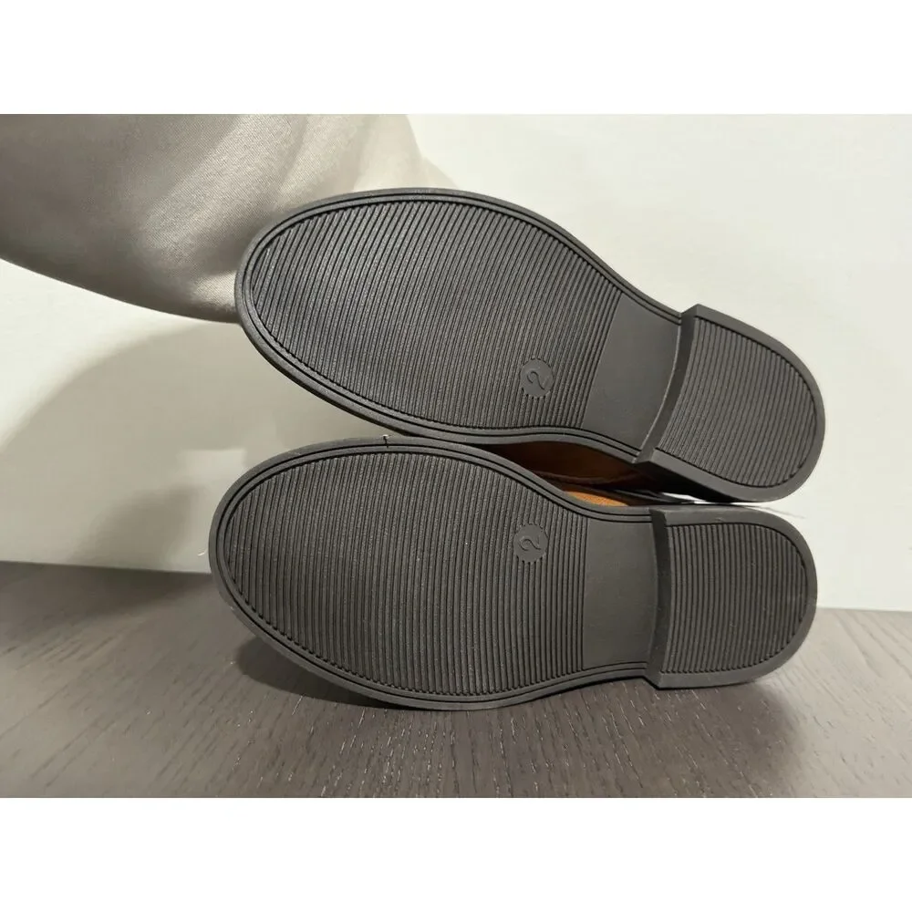Kids Boys 2 Will Oxford Dress Church Shoes‎ - Cat & Jack NEW Cognac Event
